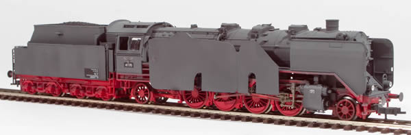 REI Models 413271GW - German Steam Locomotive BR 41 of the DRB Wehrmacht Grey  Armor Plating (SOUND)